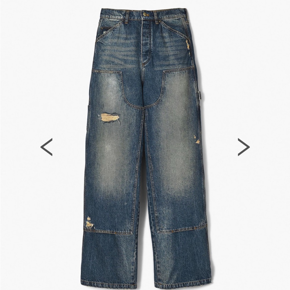 Marc Jacobs Women's Boyfriend Jeans - Blue Denim - Picture 4 of 8